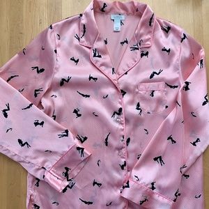 La Senza Satin Pajamas Sleepwear Size Medium